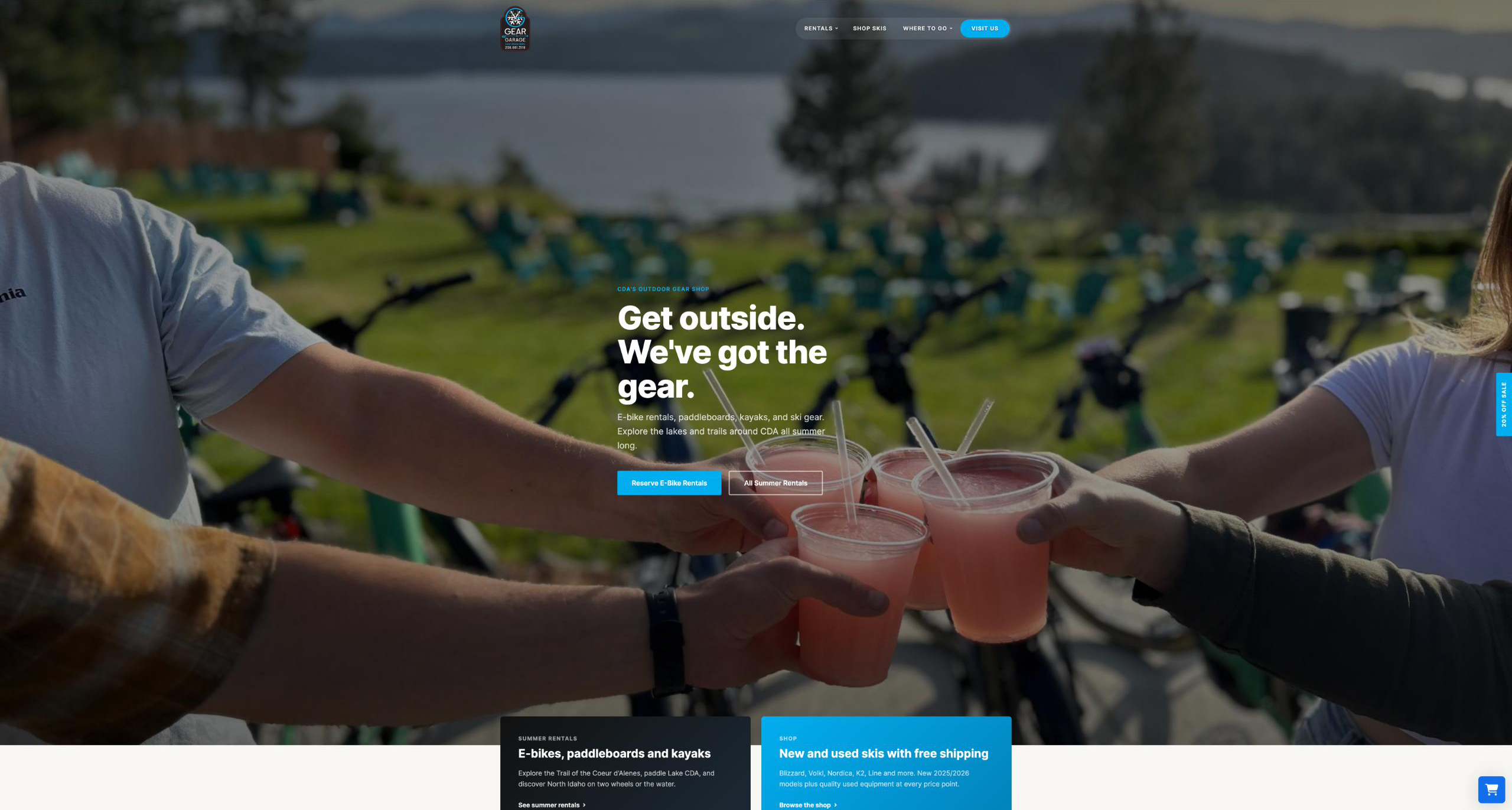 Gear Garage website built by dwellTEK