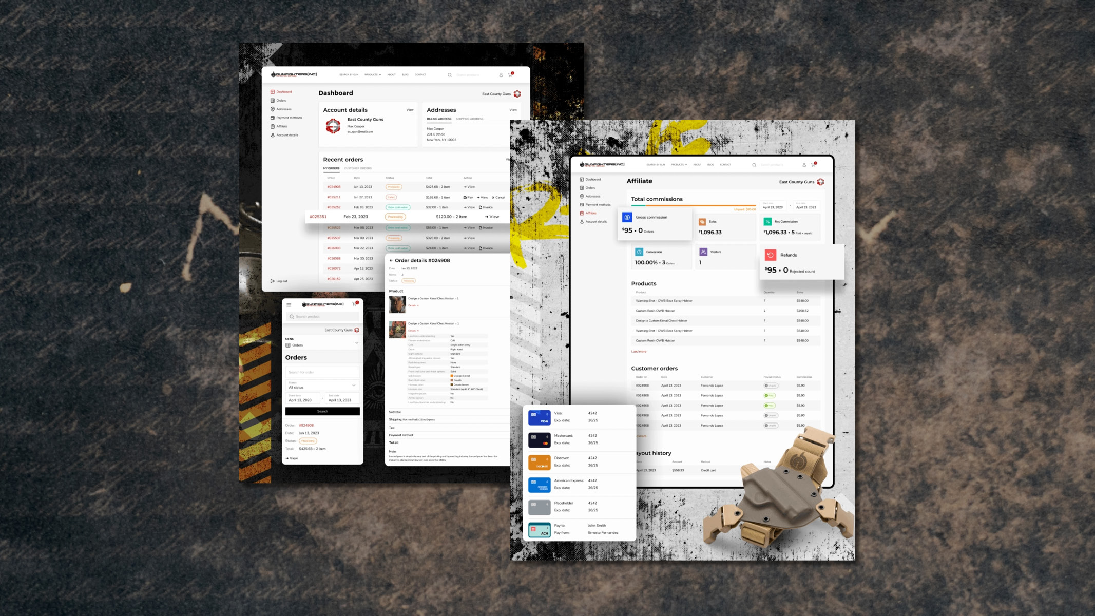 Dealer Portal and Kiosk Platform, GunfightersINC